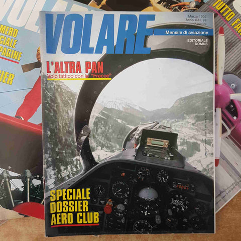 VOLARE MENSILE DI AVIAZIONE 12 NUMERI aliante ultraleggeri parapendio bourget