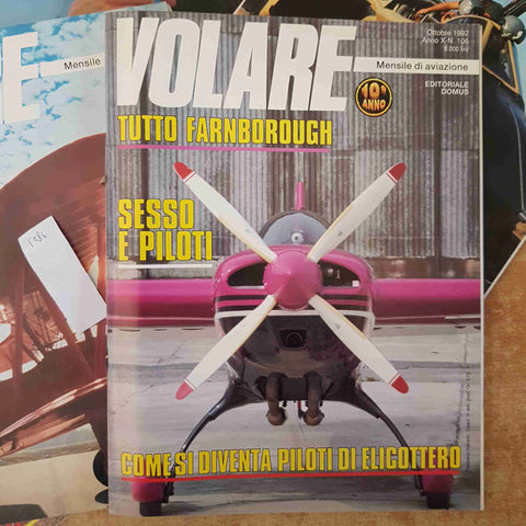 VOLARE MENSILE DI AVIAZIONE 12 NUMERI aliante ultraleggeri parapendio bourget