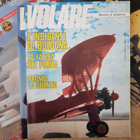 VOLARE MENSILE DI AVIAZIONE 12 NUMERI aliante ultraleggeri parapendio bourget
