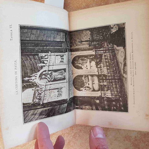 LUCA BELTRAMI - HOEPLI - LA CERTOSA DI PAVIA 1924 CON 86 INCISIONI E 10 TAVOLE