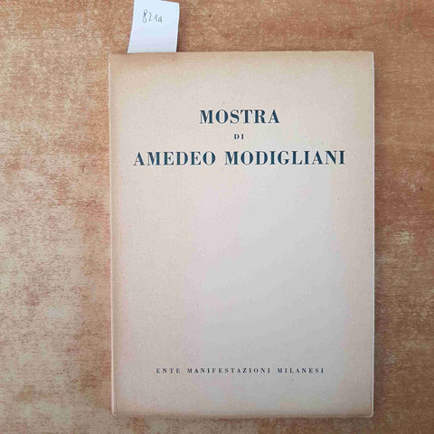 FRANCO RUSSOLO - ENTE MANIFESTAZIONI MILANESI - MOSTRA DI AMEDEO MODIGLIANI 1958