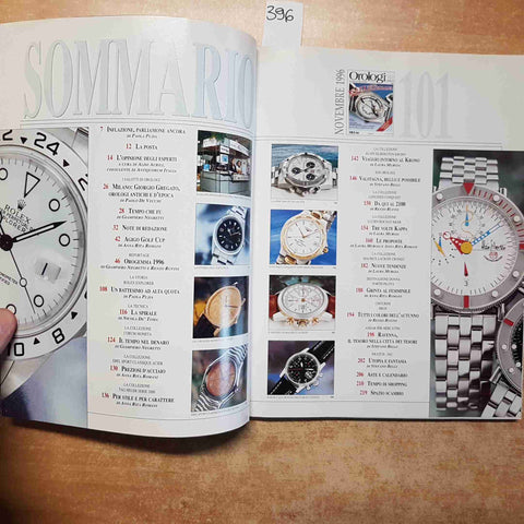 OROLOGI LE MISURE DEL TEMPO 101 TECHNIMEDIA 1996 ROLEX EXPLORER LONGINES PICOT