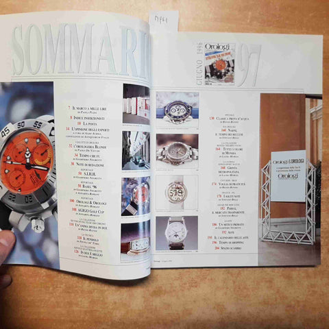 OROLOGI LE MISURE DEL TEMPO 97 TECHNIMEDIA 1996 SUBACQUEI SECTOR DIVING SWATCH