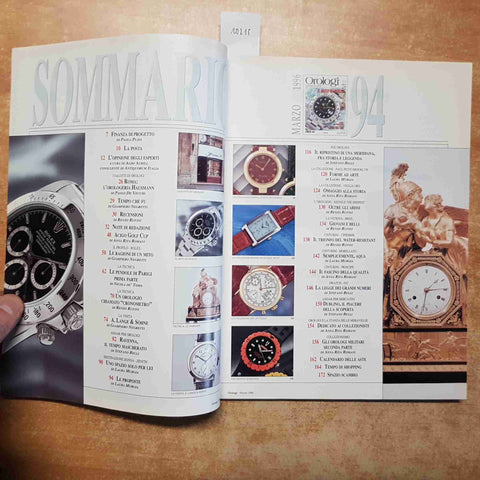 OROLOGI LE MISURE DEL TEMPO 94 TECHNIMEDIA 1996 ROLEX BREIL IWC KIENZLE ZENITH