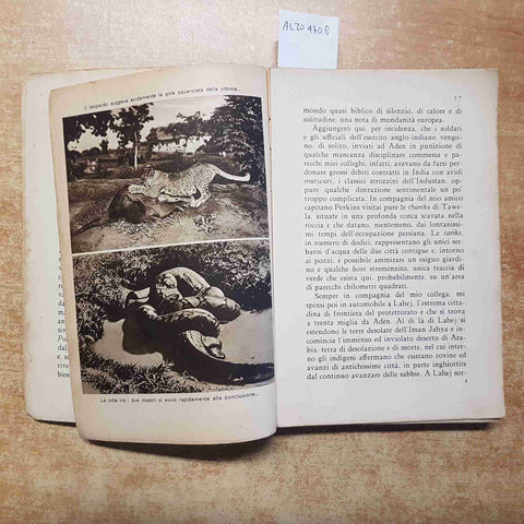 RALPH WARREN MARANGONI SULLE PISTE DELLE GRANDI BELVE 1934 PESSIMO DA RESTAURARE