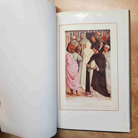 STORIA DI PIO II LIBRERIA PICCOLOMINI NEL DUOMO DI SIENA affreschi Pinturicchio