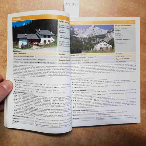 AVOSCAN - DOLOMITI E DINTORNI RIFUGI E ALTE VIE DELLA PROVINCIA DI BELLUNO