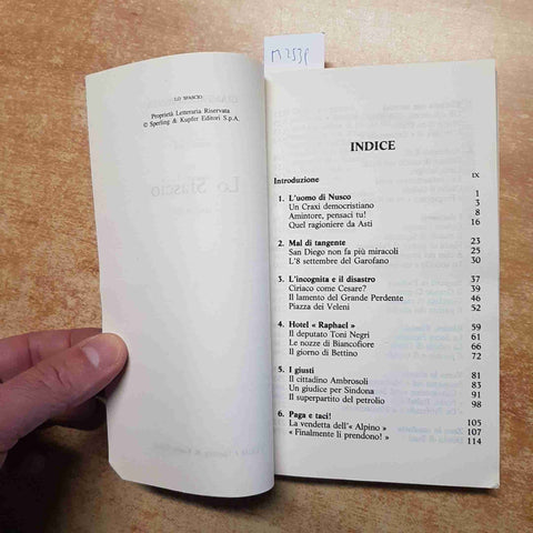 GIAMPAOLO PANSA - L'UNITA' SPERLING & KUPFER - LO SFASCIO 1993 politica