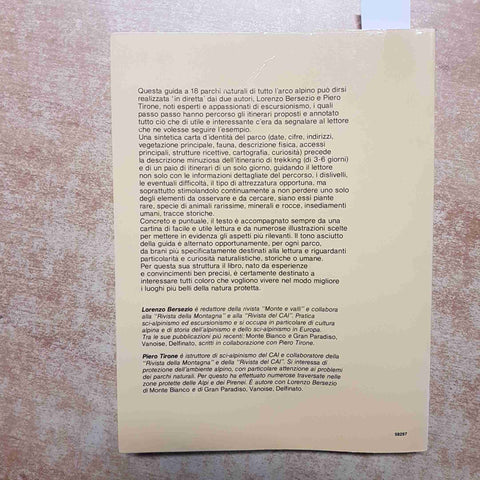 BERSEZIO, TIRONE - SCOPRIAMO INSIEME I PARCHI DELLE ALPI - SERIE GORLICH 1985