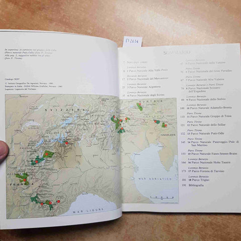 BERSEZIO, TIRONE - SCOPRIAMO INSIEME I PARCHI DELLE ALPI - SERIE GORLICH 1985