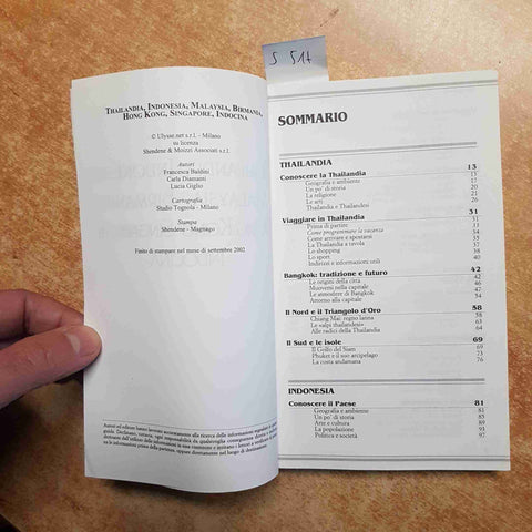 SUD - EST ASIATICO birmania thailandia indonesia malaysia hong kong GUIDA ULYSSE