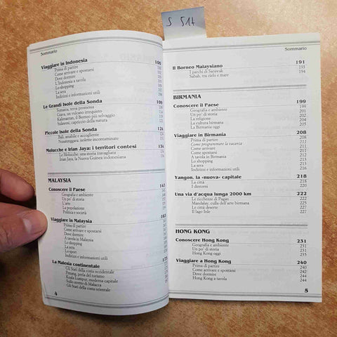 SUD - EST ASIATICO birmania thailandia indonesia malaysia hong kong GUIDA ULYSSE