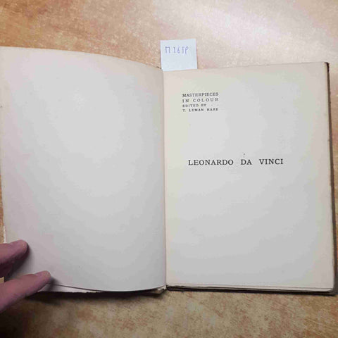 MAURICE BROCKWELL - LEONARDO DA VINCI MASTERPIECES IN COLOUR BY T. LEMAN HARE