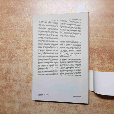 BERNARDI, BURGIO - FRANCO ANGELI - IL METODO IN PEDIATRIA pediatra soma psiche