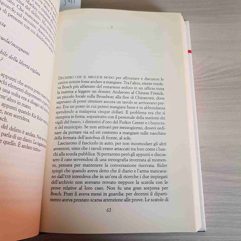 MICHAEL CONNELLY - MONDOLIBRI - LA RAGAZZA DI POLVERE - 2007