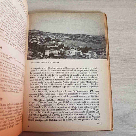 TOURING CLUB ITALIANO - STAZIONI IDROMINERALI - 1955 terme cure termali