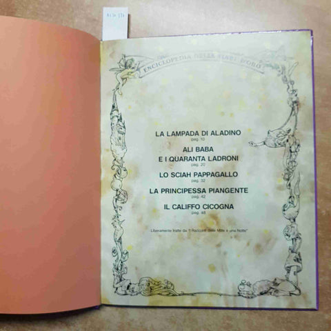 LA STORIA DELLA LAMPADA DI ALADINO E TANTE ALTRE ENCICLOPEDIA DELLE FIABE D'ORO
