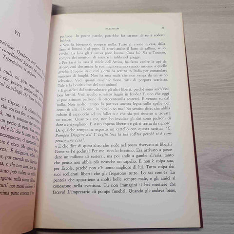 PETRONIO ARBITRO - CLUB DEGLI EDITORI - SATIRICON VERSIONE DI PIERO CHIARA 1971