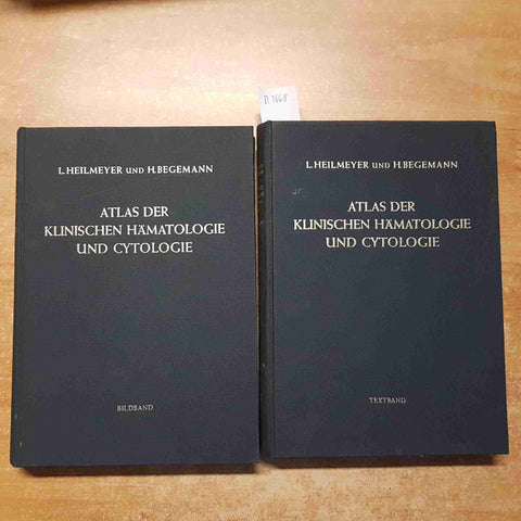 HEILMEYER - ATLAS DER KLINISCHEN HAMATOLOGIE UND CYTOLOGIE textband + bildband