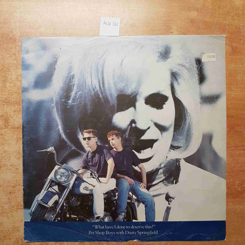 PET SHOP BOYS with DUSTY SPRINGFIELD What have i done to deserve this? LP VINYL