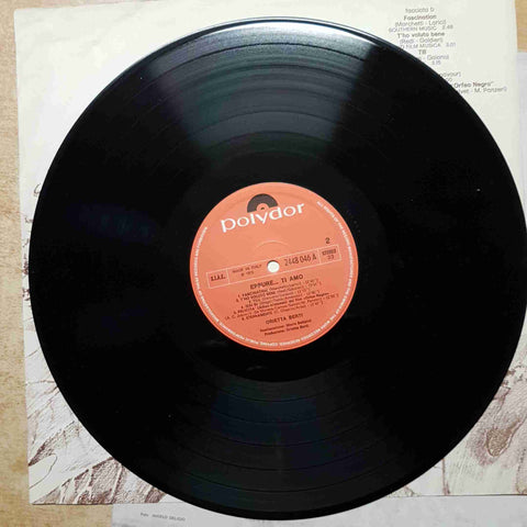 ORIETTA BERTI - EPPURE...TI AMO 1975 POLYDOR LP 33 GIRI VINILE VINYL DISCO