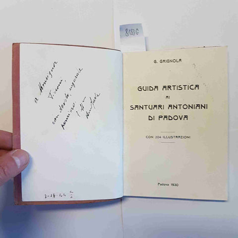 GRIGNOLA MESSAGGERO S. ANTONIO GUIDA ARTISTICA AI SANTUARI ANTONIANI DI PADOVA