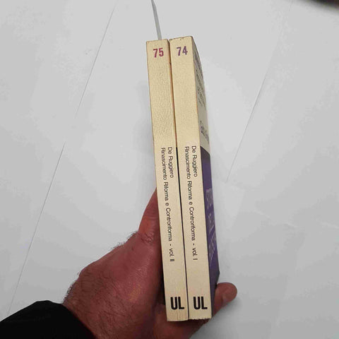 GUIDO DE RUGGIERO- LATERZA- STORIA DELLA FILOSOFIA RINASCIMENTO RIFORMA 2 volumi