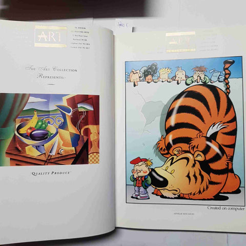 THE ART BOOK pubblicita' satira arte 1996 THE JOHN PIDGEON CONSLUTANCY