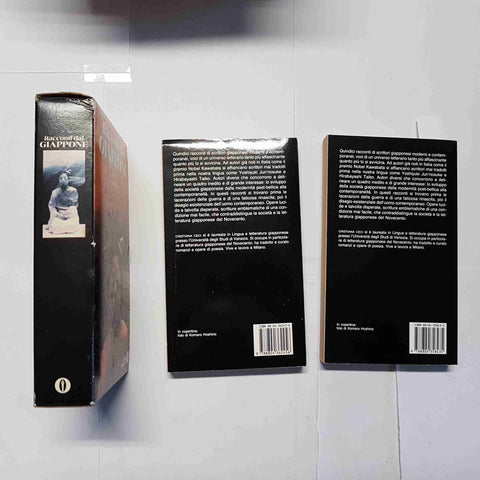 NARRATORI GIAPPONESI CONTEMPORANEI RACCONTI DAL GIAPPONE 1992 MONDADORI 2 VOLUMI