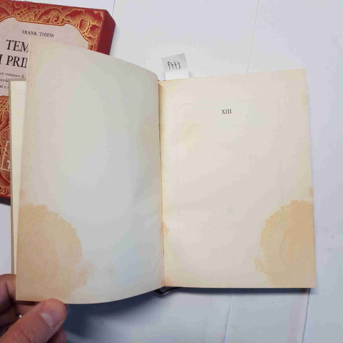 FRANK THIESS - FRASSINELLI - TEMPESTE DI PRIMAVERA 1949 RISTAMPA libro+cofanetto