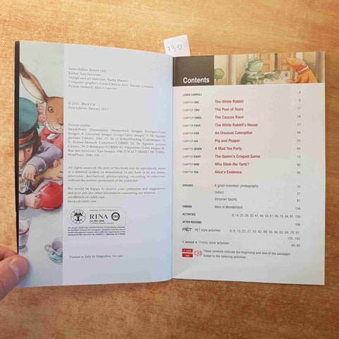 LEWIS CARROLL - BLACK CAT - ALICE'S ADVENTURES IN WONDERLAND B1.1 STEP TWO