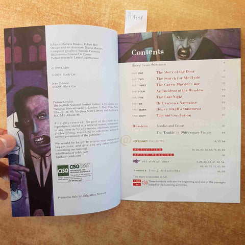 STEVENSON - BLACK CAT - THE STRANGE CASE OF DR JEKYLL AND MR HYDE B1.2 STEP 3