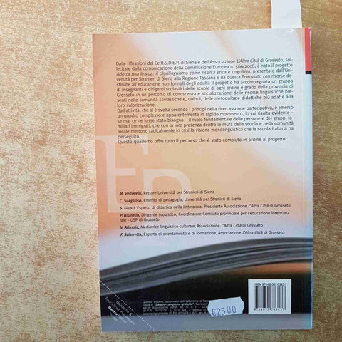 IL PLURILINGUISMO COME RISORSA ETICA E COGNITIVA linguaggi culture e formazione