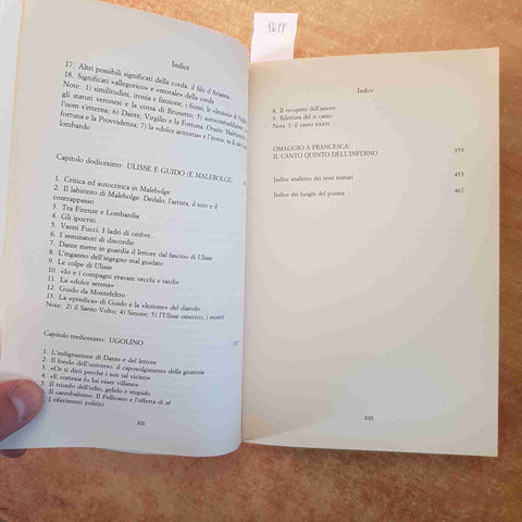 CARDELLINO - AUTOCRITICA INFERNALE 1992 JACA BOOK Inferno di Dante Alighieri