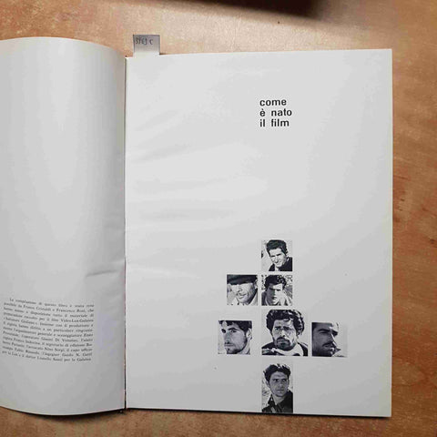 SALVATORE GIULIANO  a cura di TULLIO KEZICH 1961 IL CINEMATOGRAFO FILM