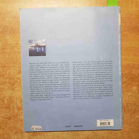 PLATZE URBAN SQUARES - CALLWEY BIRKHAUSER - TOPOS 2002 stadtische freiraume