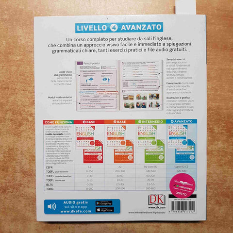 ENGLISH FOR EVERYONE LIVELLO 4 AVANZATO GRIBAUDO studiare da soli autodidatta
