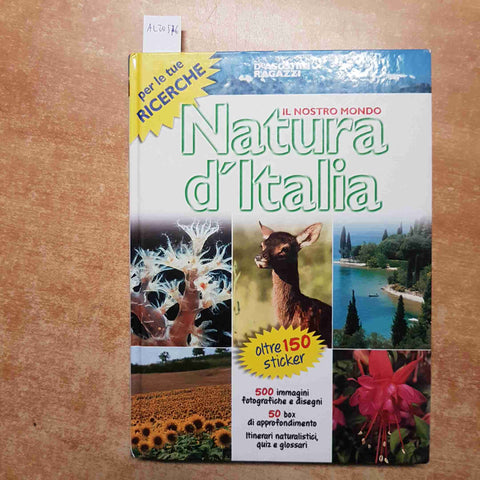 IL NOSTRO MONDO NATURA D'ITALIA per le tue ricerche 150 STICKER DE AGOSTINI