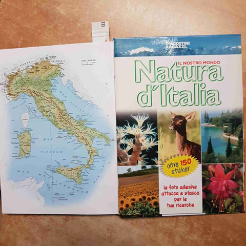 IL NOSTRO MONDO NATURA D'ITALIA per le tue ricerche 150 STICKER DE AGOSTINI