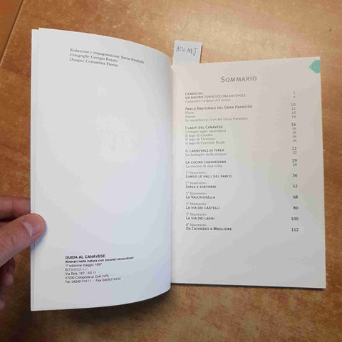 GIORGIO ROSATO - DEMETRA - GUIDA AL CANAVESE ITINERARI NELLA NATURA 1997