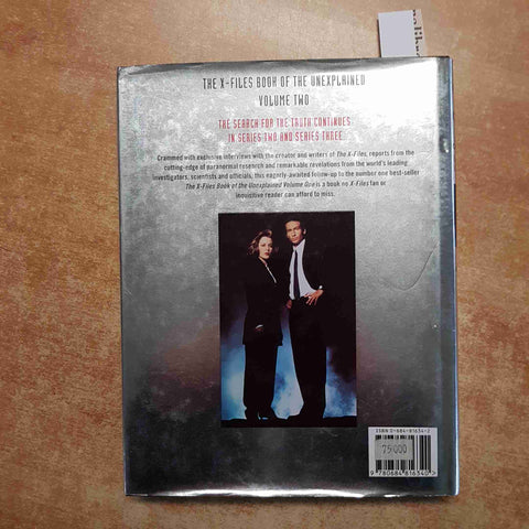 JANE GOLDMAN CHRIS CARTER - THE X FILES BOOK OF THE UNEXPLAINDED volume two 1996