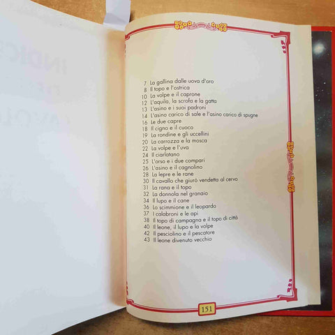 LE FIABE DI LA FONTAINE EDIZIONI POLARIS 1994 favole illustrate per bambini