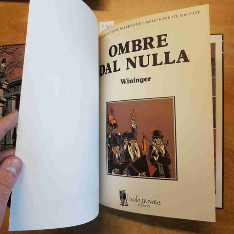PIERRE WININGER - OMBRE DAL NULLA - L'ISOLA TROVATA 1980 billetdoux e constant