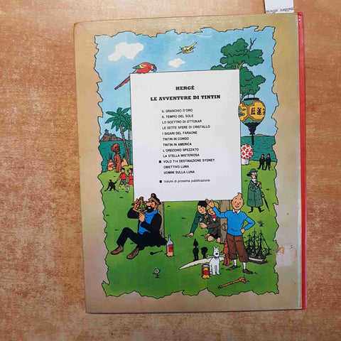 HERGE' - LE AVVENTURE DI TINTIN UOMINI SULLA LUNA 1990 COMIC ART