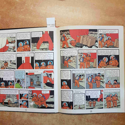 HERGE' - LE AVVENTURE DI TINTIN UOMINI SULLA LUNA 1990 COMIC ART