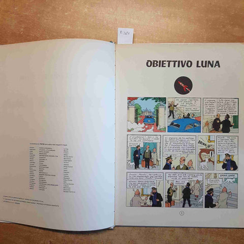 HERGE' - LE AVVENTURE DI TINTIN OBIETTIVO LUNA GANDUS EDITORE