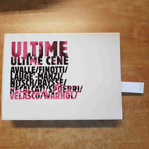 ULTIME CENE AVALLE FINOTTI MANZI WARHOL VELASCO LAUGE 2007 CREDITO VALTELLINESE