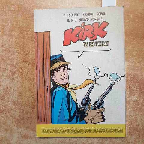 IL CAVALIERE SCONOSCIUTO RACCOLTA N.1 EDITRICE CENISIO 1974/1975