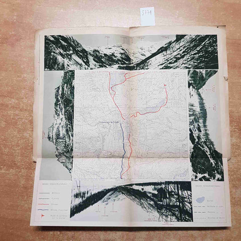 NEVE IN MONTAGNA GRESSONEY LA TRINITE' - GUIDE AUTOSCIATORIE 1939 ARTI GRAFICHE