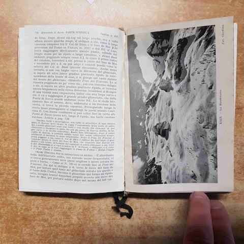 GUIDA DEI MONTI D'ITALIA ODLER SELLA MARMOLADA TOURING CLUB 1937 E. CASTIGLIONI